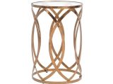 Leon Copper Leaf Side Table